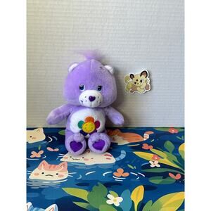 Care Bears 2003 Light Purple Harmony Bear Plush Stuffed Animal Toy Doll